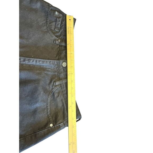 Kancan Jeans high waist Shorts Black womans XL Cut-Off Distressed Raw Hem Denim - Picture 4 of 6